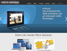 Tablet Screenshot of micro-solution.it